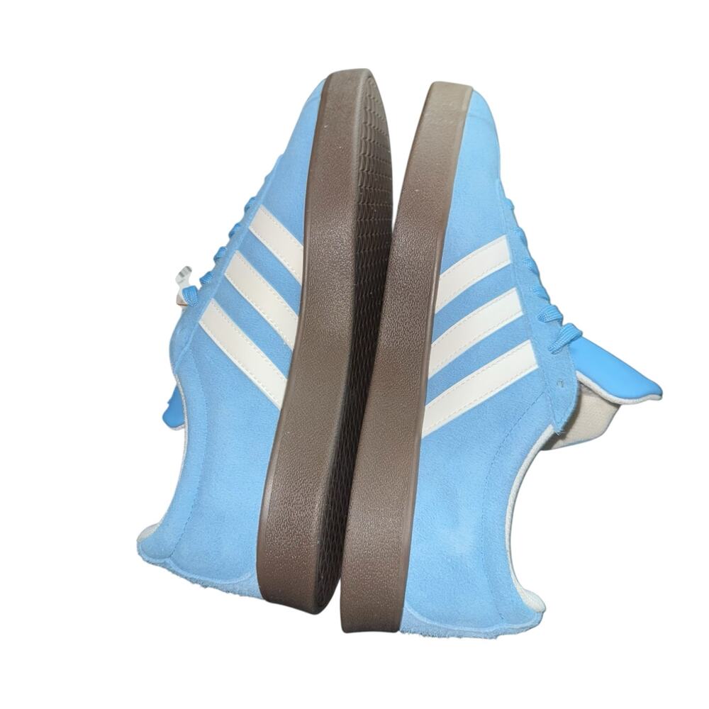 Adidas Mens VL Court 2.0 Semi Blue Burst White Fashion Casual Sneakers Size 10 - Picture 8 of 9